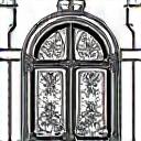 Icona di un cancello in ferro battuto.